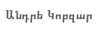 name in Armenian script